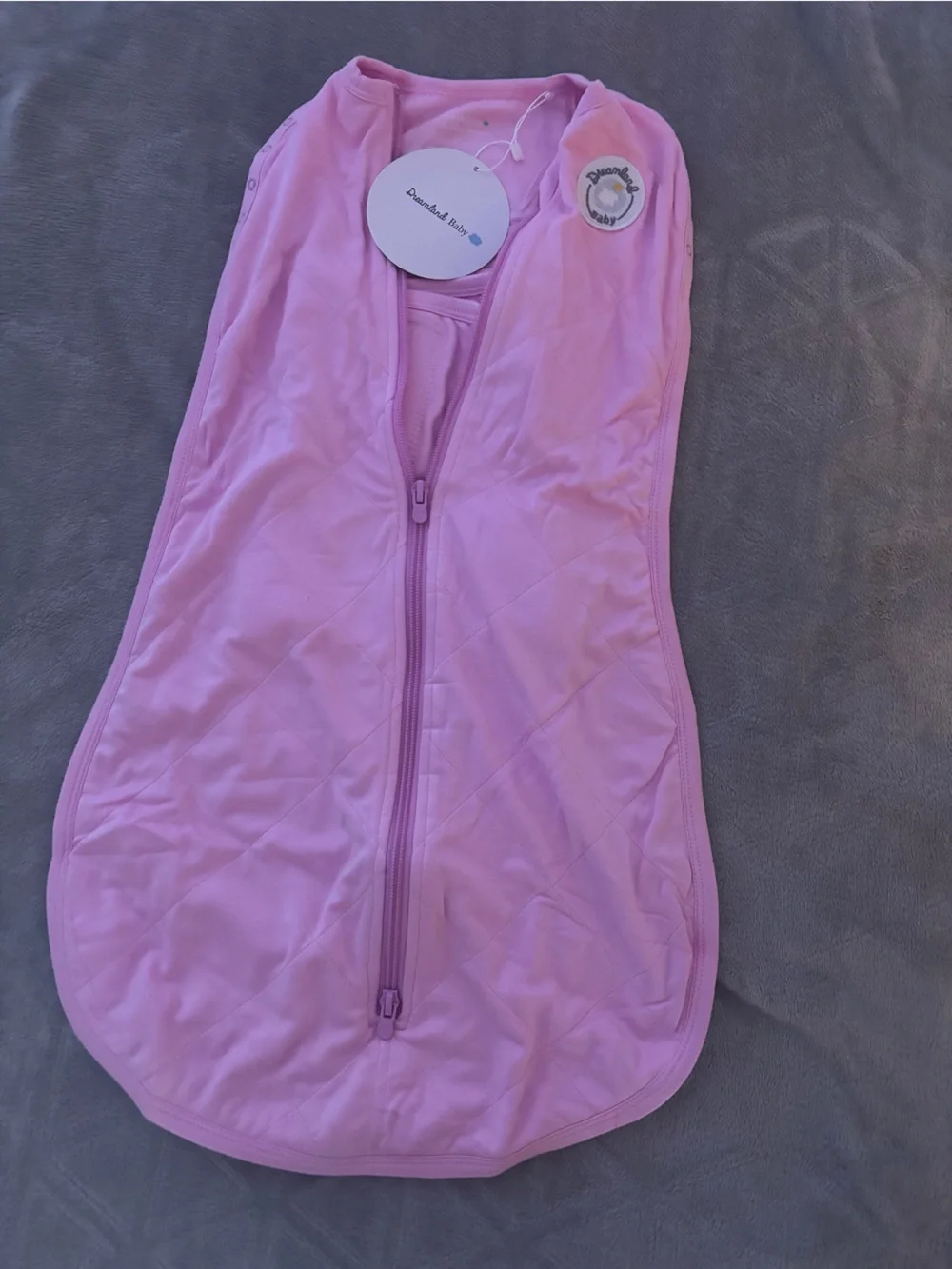 Misty Mauve Quilted Baby Sleep Sack - 0-6 Months